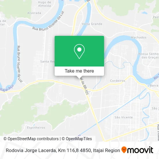 Rodovia Jorge Lacerda, Km 116,8 4850 map