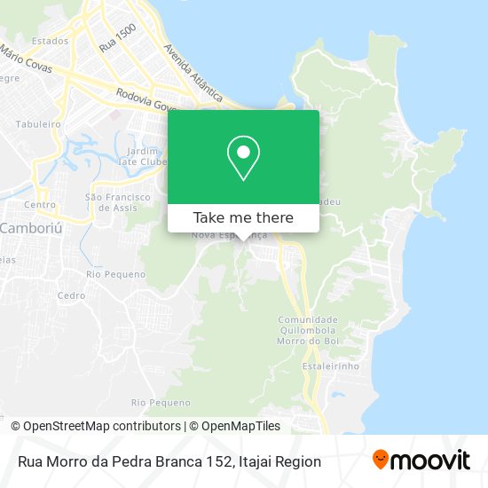 Rua Morro da Pedra Branca 152 map