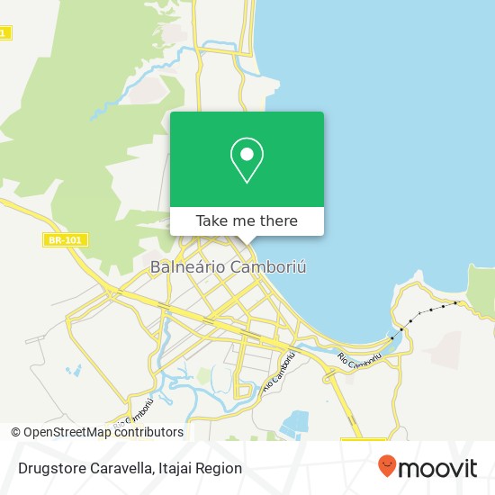 Drugstore Caravella map