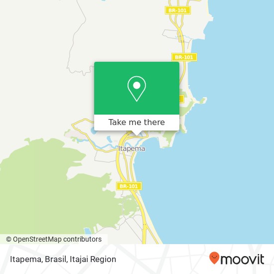 Itapema, Brasil map