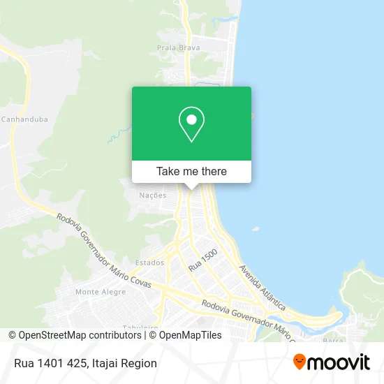 Rua 1401 425 map