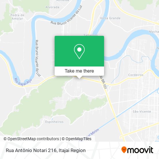 Rua Antônio Notari 216 map
