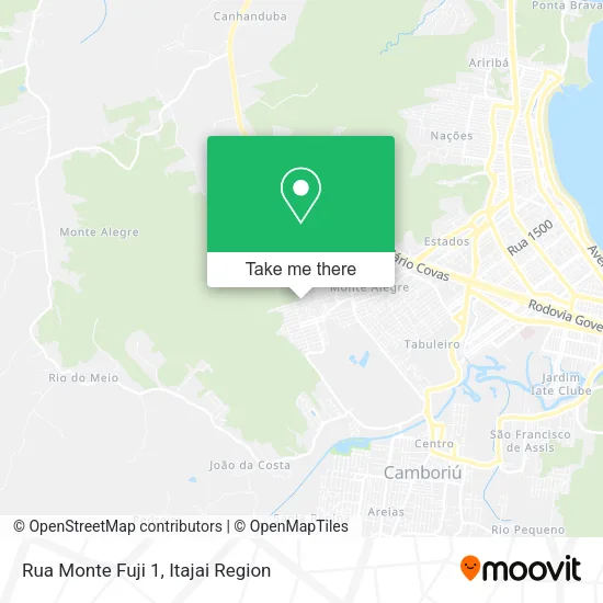 Rua Monte Fuji 1 map