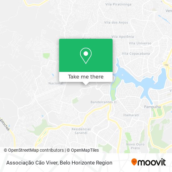 Associação Cão Viver map