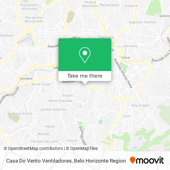 Casa Do Vento Ventiladores map