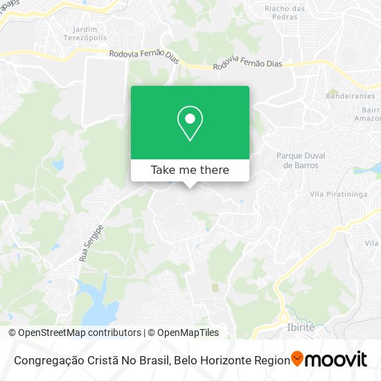 Congregação Cristã No Brasil map