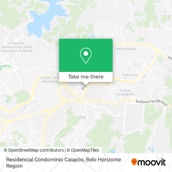 Residencial Condomínio Caiapós map
