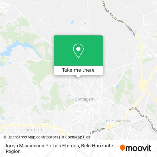 Igreja Missionária Portais Eternos map