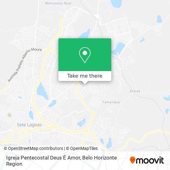 Igreja Pentecostal Deus É Amor map