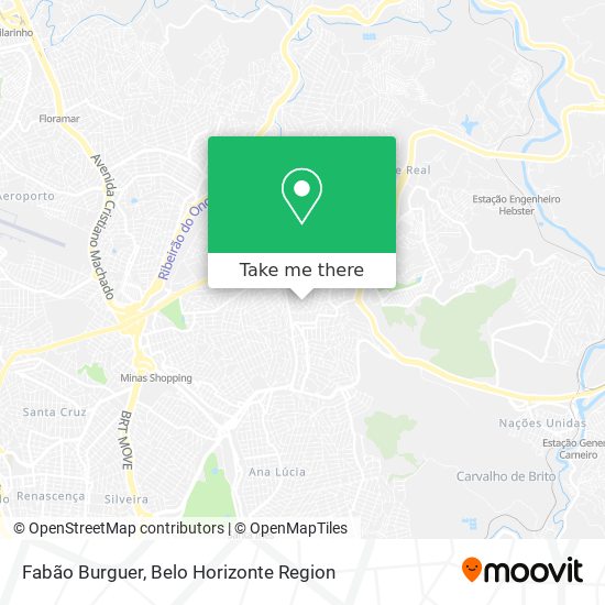 Fabão Burguer map