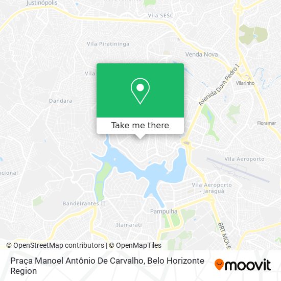 Mapa Praça Manoel Antônio De Carvalho