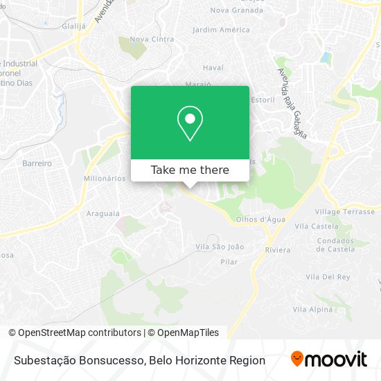 Subestação Bonsucesso map