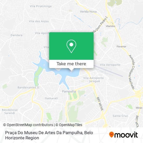 Praça Do Museu De Artes Da Pampulha map
