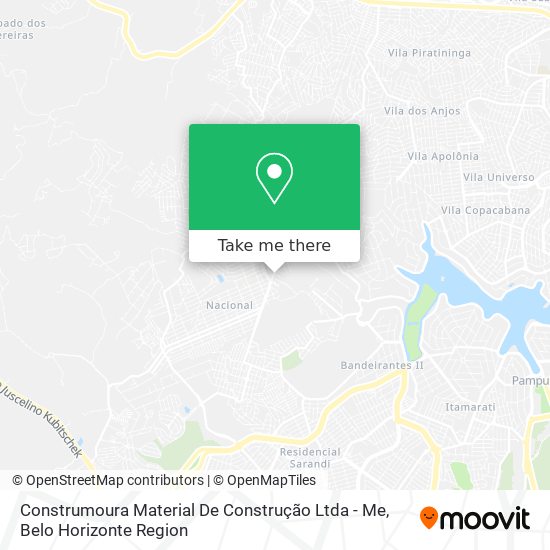 Construmoura Material De Construção Ltda - Me map
