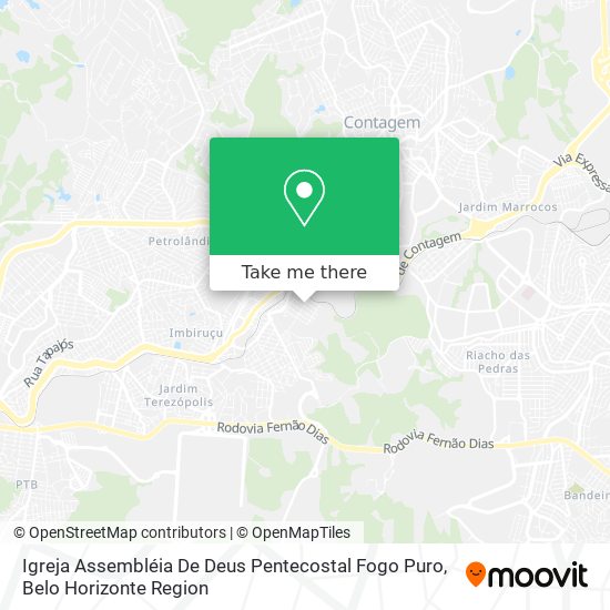 Igreja Assembléia De Deus Pentecostal Fogo Puro map