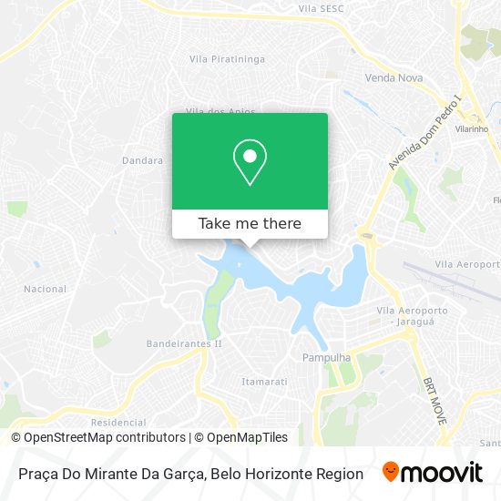 Praça Do Mirante Da Garça map