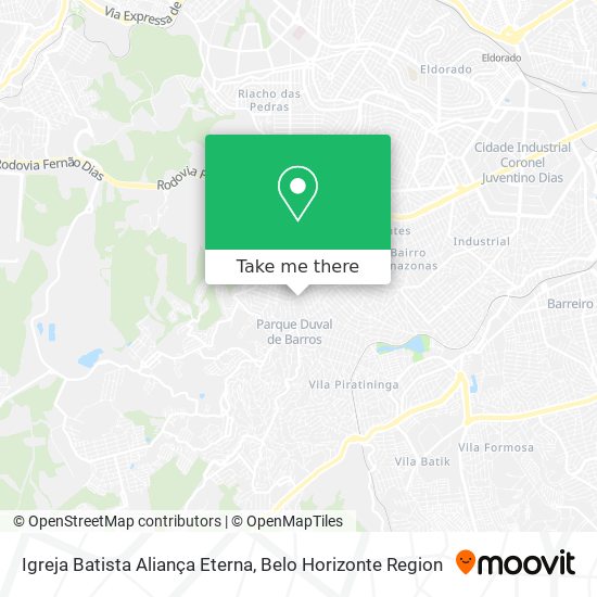 Igreja Batista Aliança Eterna map