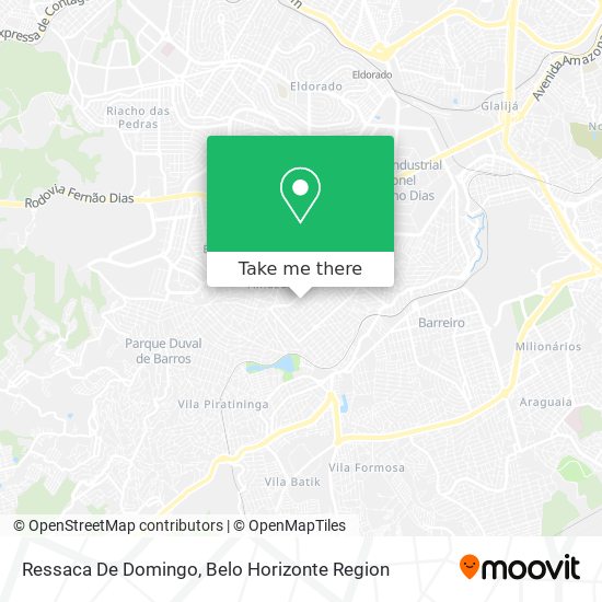 Ressaca De Domingo map