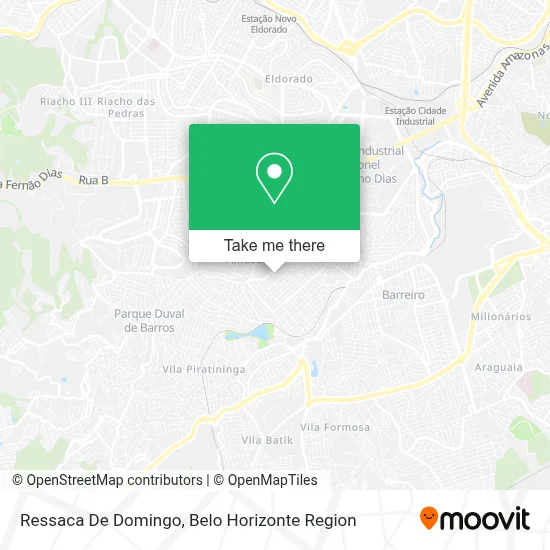 Ressaca De Domingo map