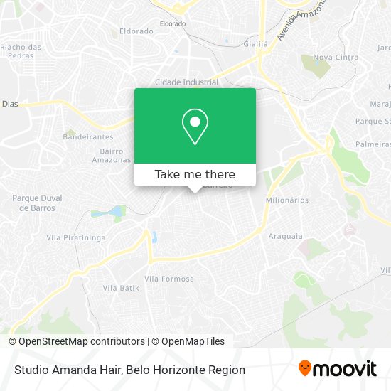 Studio Amanda Hair map
