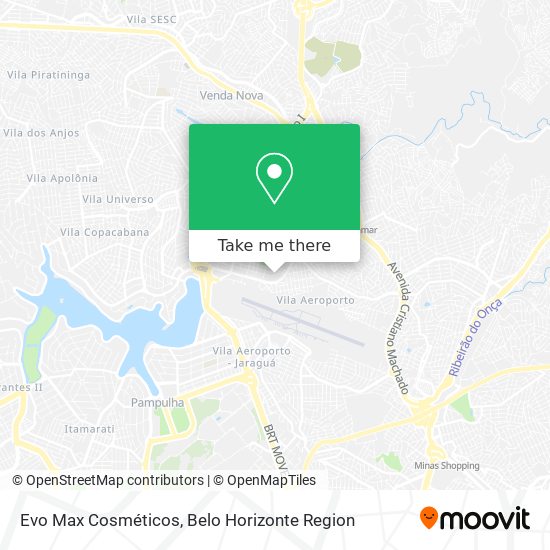 Evo Max Cosméticos map