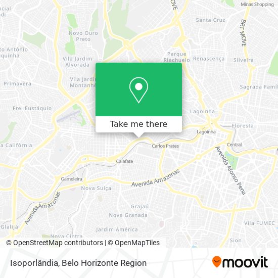 Isoporlândia map