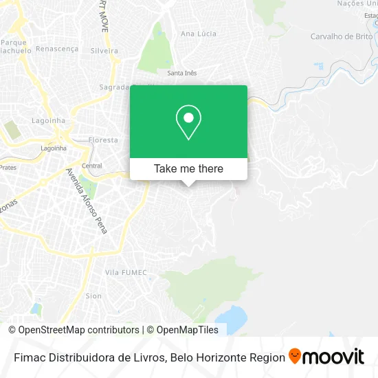 Fimac Distribuidora de Livros map