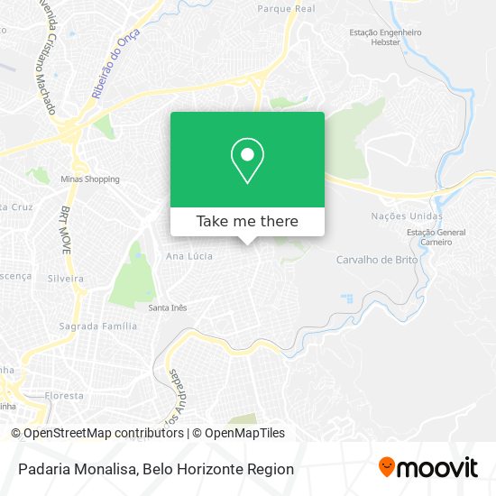 Padaria Monalisa map
