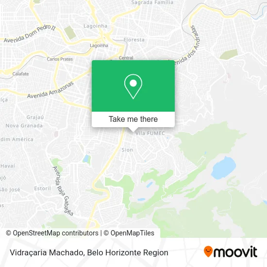 Vidraçaria Machado map