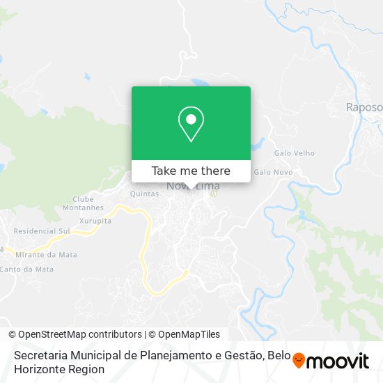 Secretaria Municipal de Planejamento e Gestão map