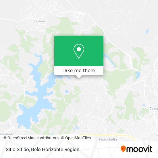 Sítio Sitião map