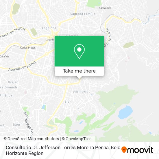 Consultório Dr. Jefferson Torres Moreira Penna map