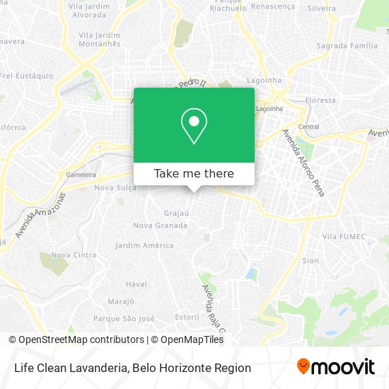Life Clean Lavanderia map