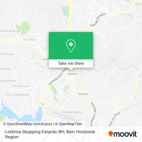 Lotérica Shopping Estacão BH map