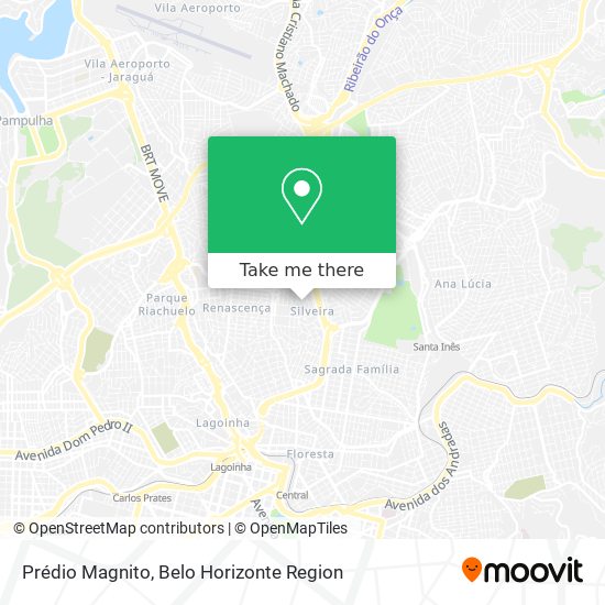 Prédio Magnito map