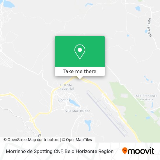 Morrinho de Spotting CNF map