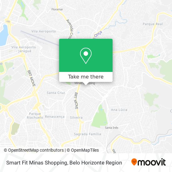 Mapa Smart Fit Minas Shopping