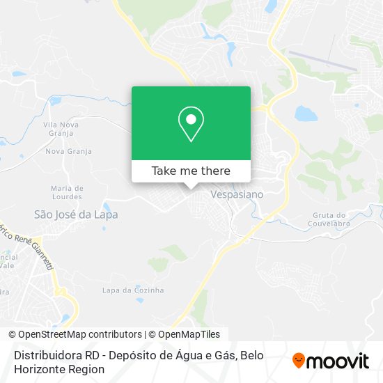 Distribuidora RD - Depósito de Água e Gás map