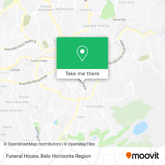 Funeral House map