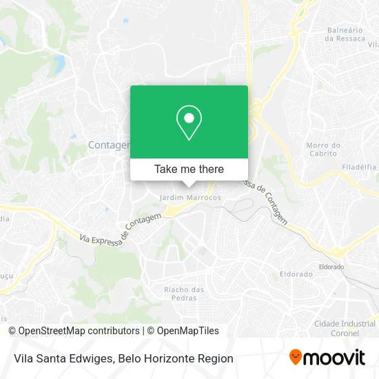 Vila Santa Edwiges map