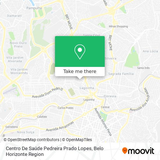 Centro De Saúde Pedreira Prado Lopes map
