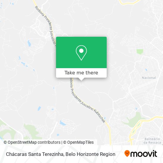 Chácaras Santa Terezinha map