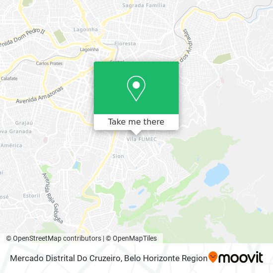 Mapa Mercado Distrital Do Cruzeiro