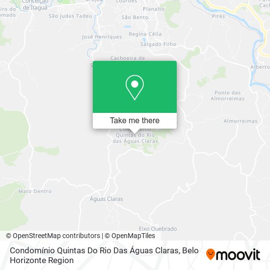 Condomínio Quintas Do Rio Das Águas Claras map