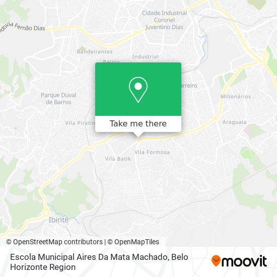 Escola Municipal Aires Da Mata Machado map
