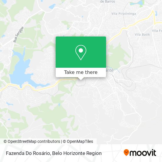 Fazenda Do Rosário map
