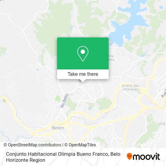 Conjunto Habitacional Olímpia Bueno Franco map