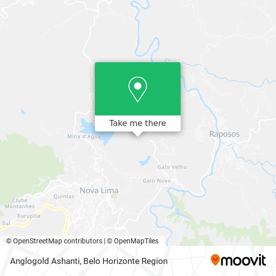 Anglogold Ashanti map