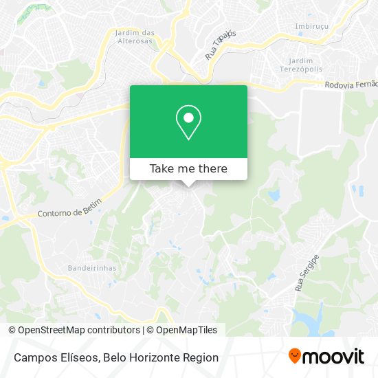 Campos Elíseos map