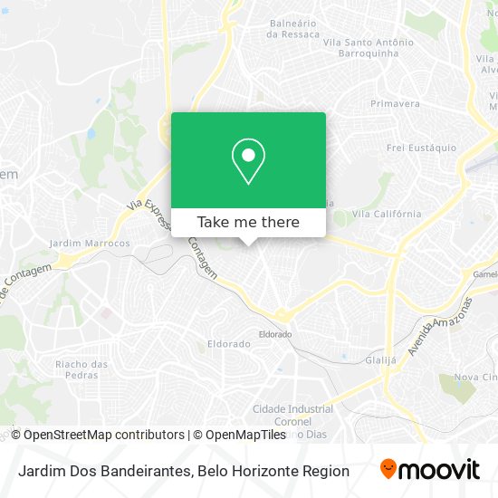 Jardim Dos Bandeirantes map